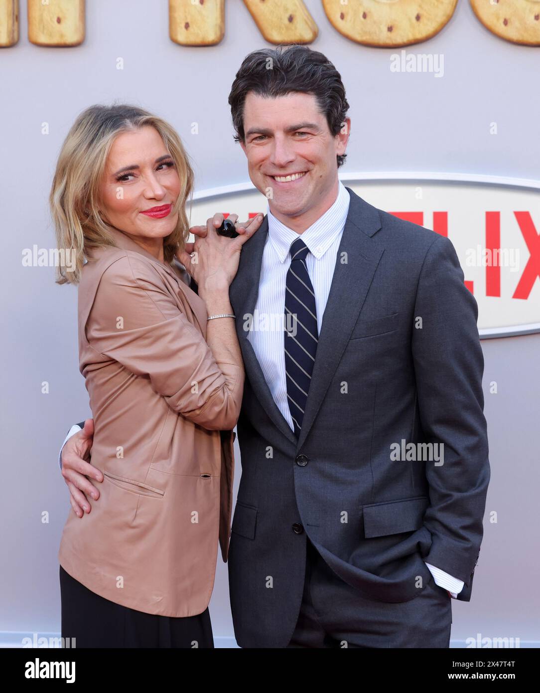 Max Greenfield und Frau Tess Sanchez