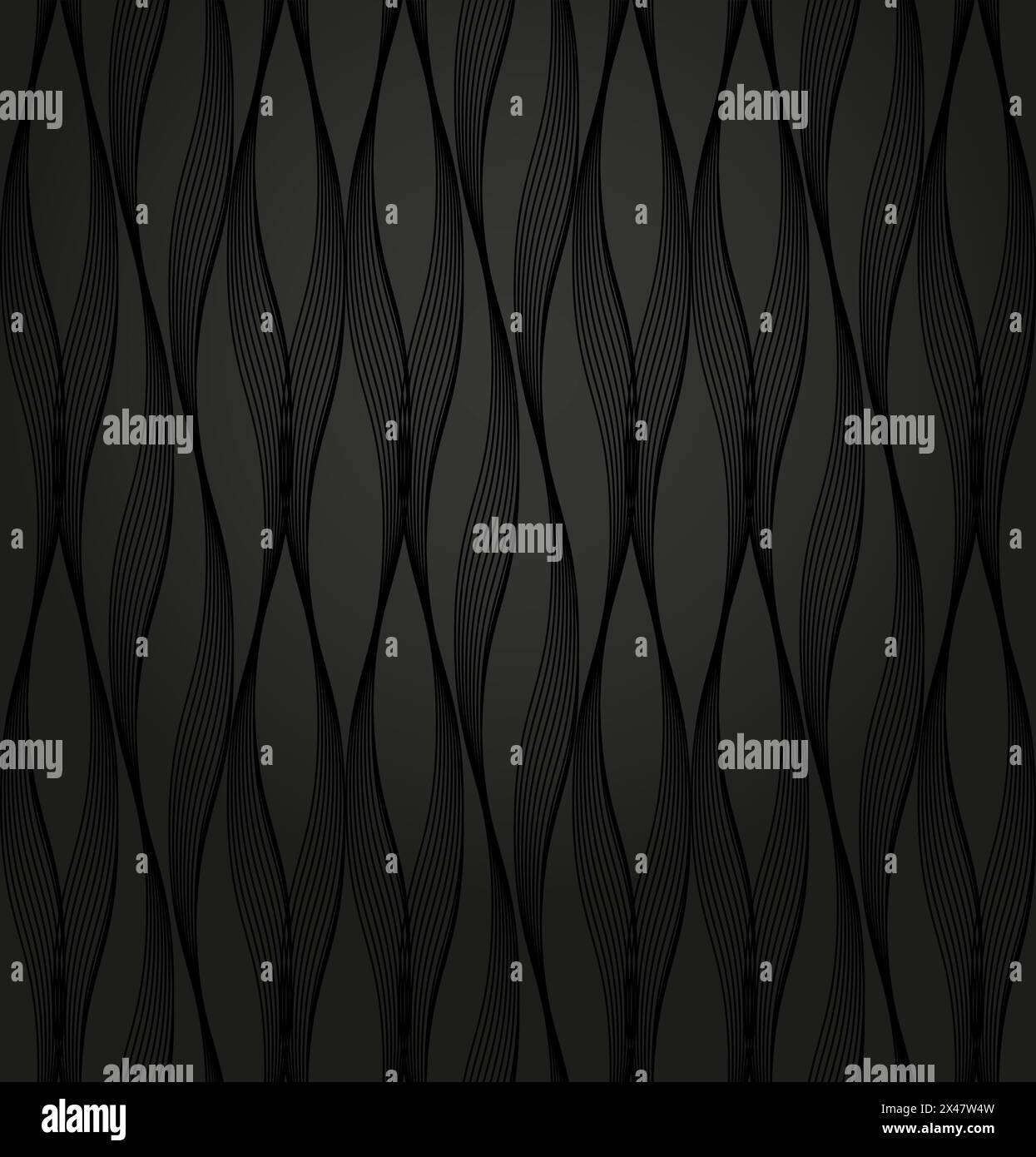 Black wavy cloth texture Stock Vector Images - Alamy