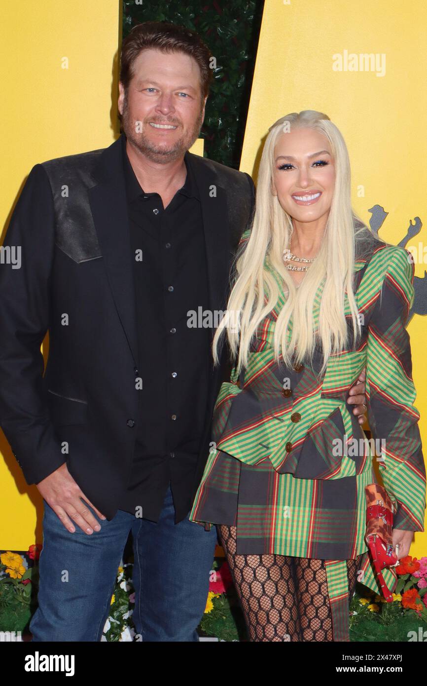 Blake Shelton, Gwen Stefani 04/30/2024 The Premiere of “The Fall Guy ...