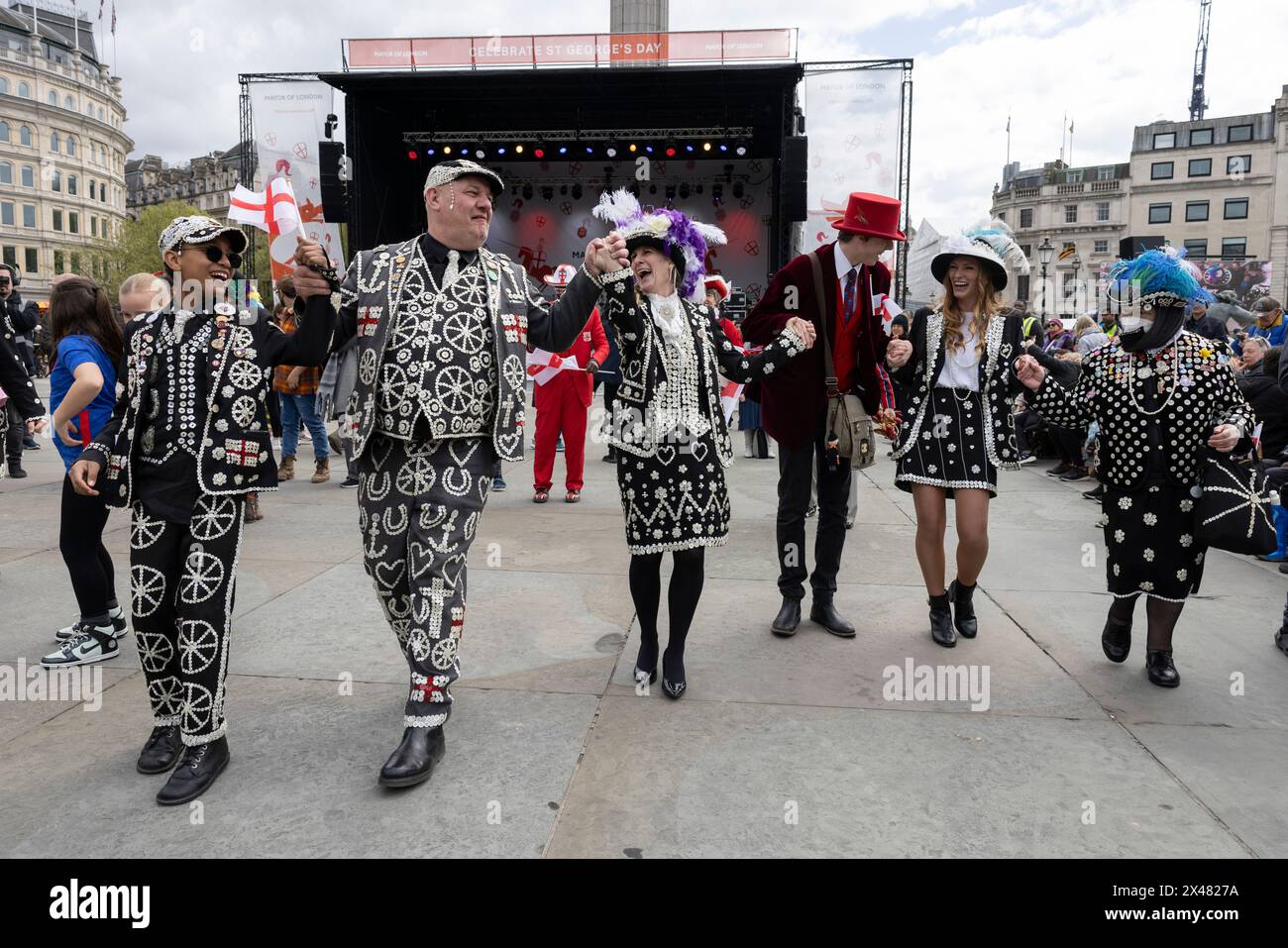 The Feast of St. Festival in Trafalgar Square, April 23rd 2024