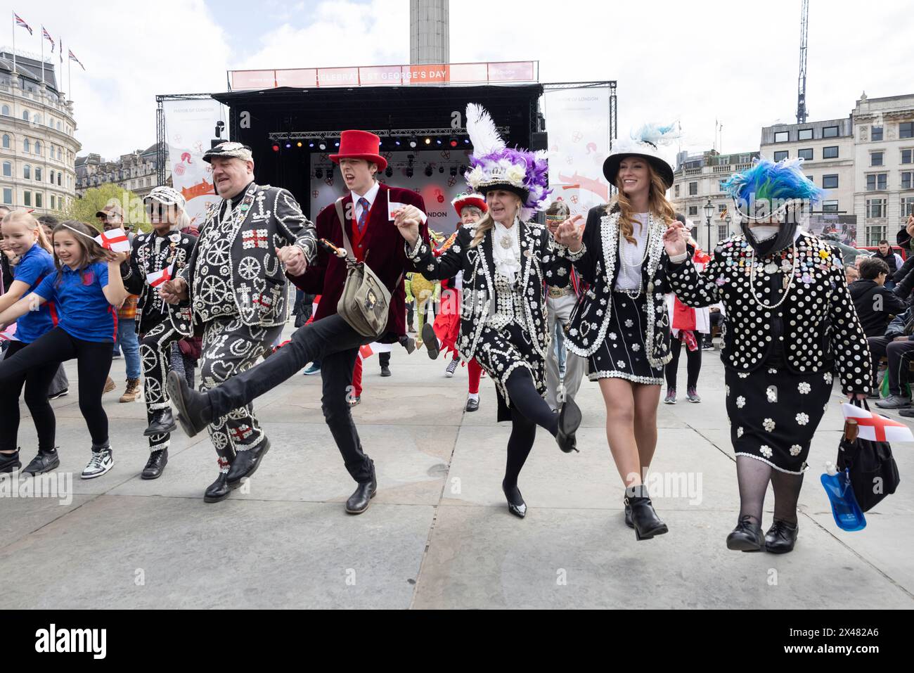 The Feast of St. Festival in Trafalgar Square, April 23rd 2024