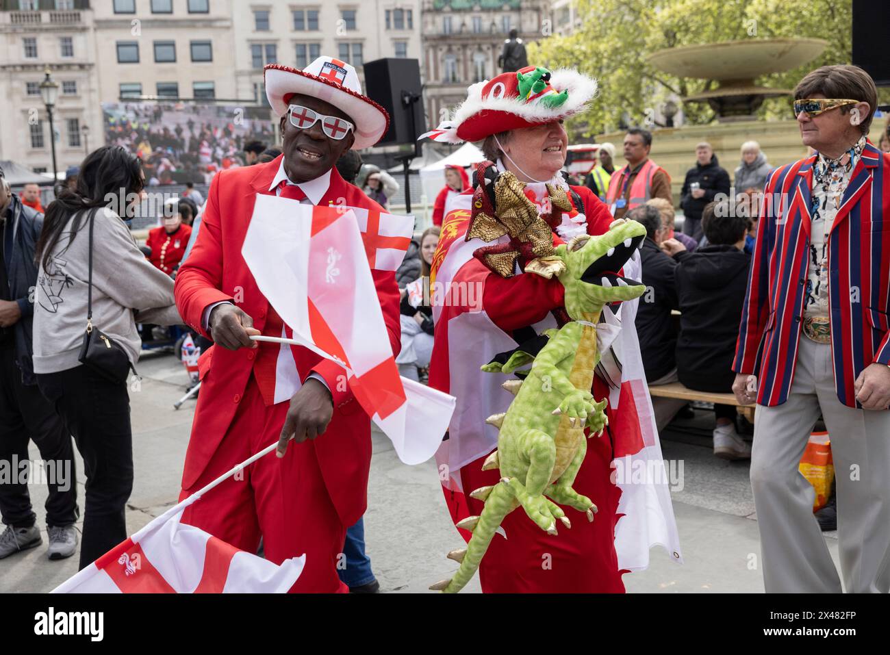 The Feast of St. George Festival in Trafalgar Square, April 23rd 2024