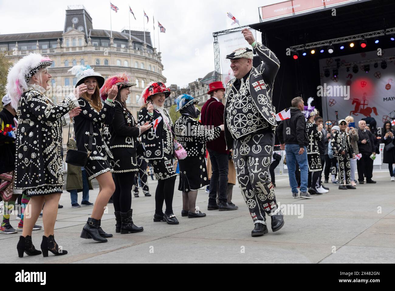 The Feast of St. Festival in Trafalgar Square, April 23rd 2024