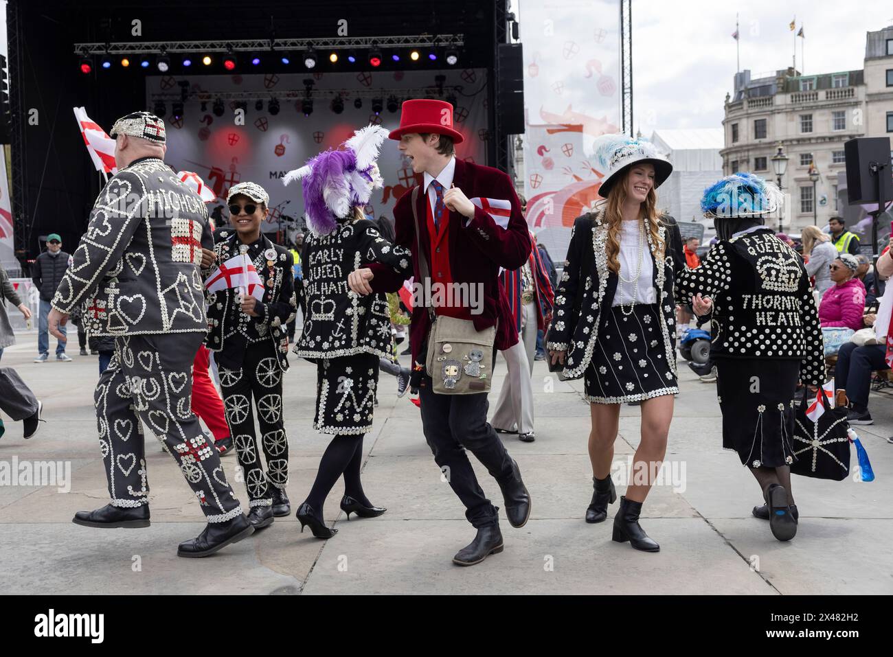 The Feast of St. Festival in Trafalgar Square, April 23rd 2024