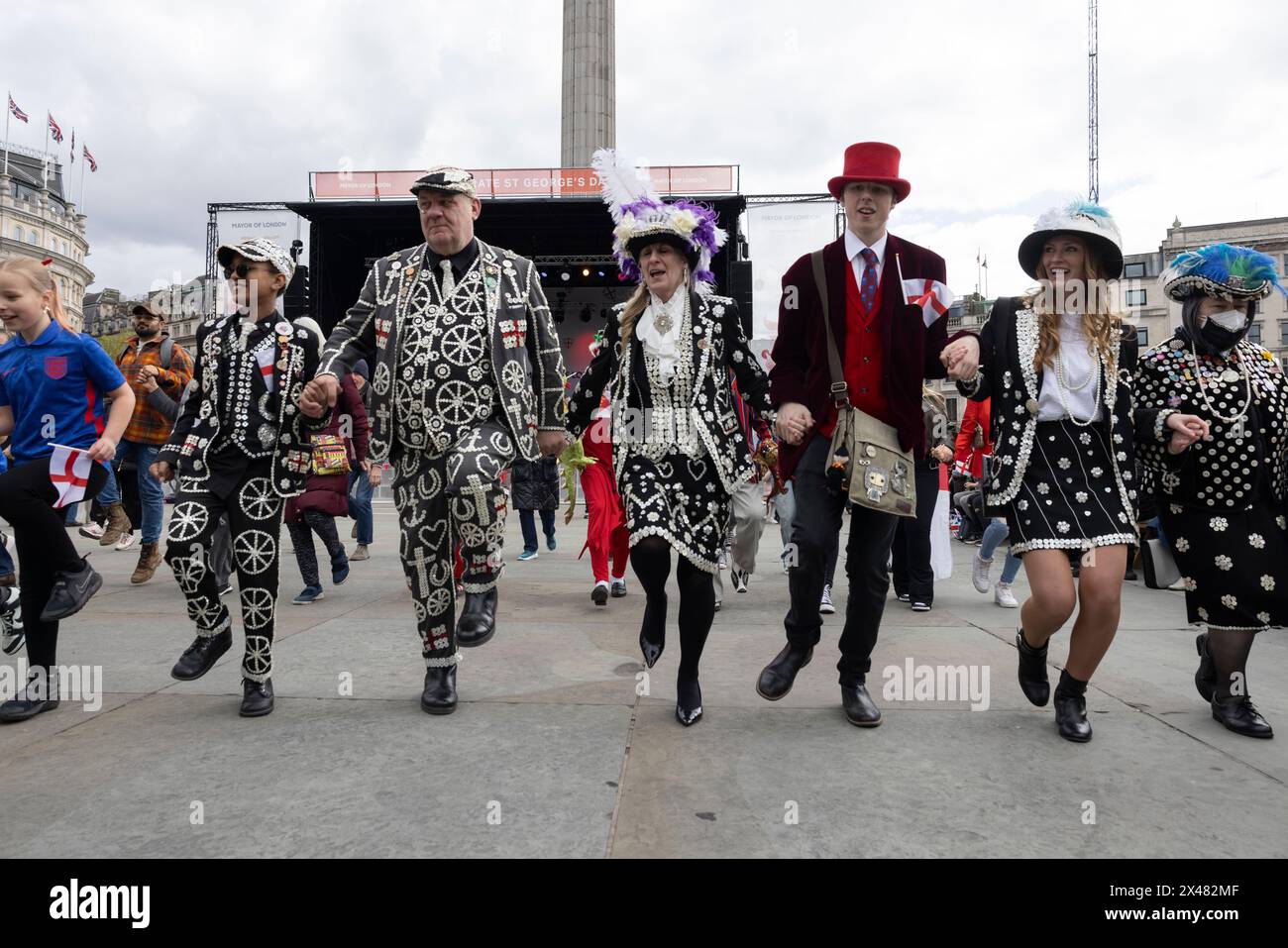 The Feast of St. George Festival in Trafalgar Square, April 23rd 2024