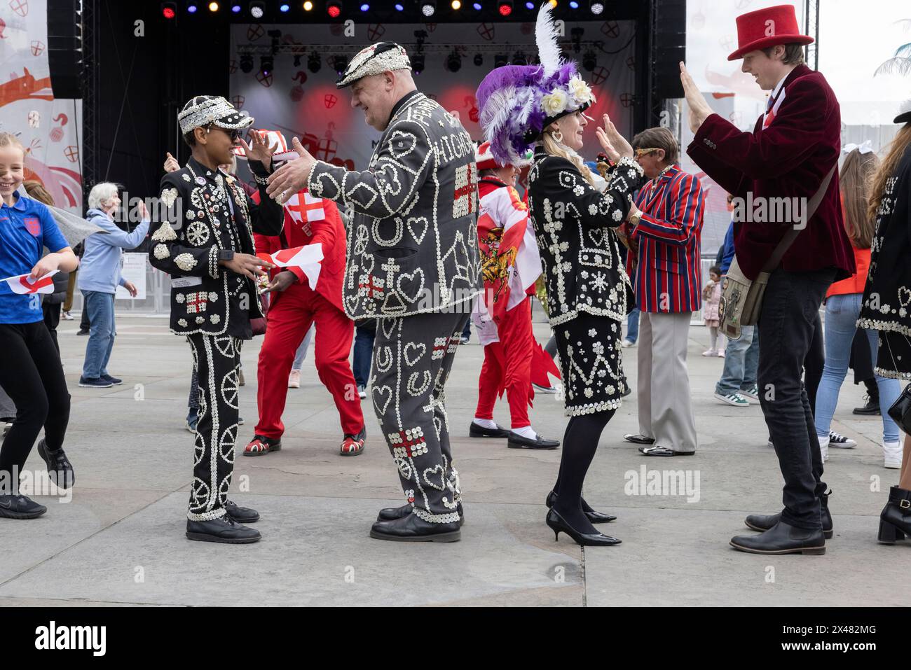 The Feast of St. Festival in Trafalgar Square, April 23rd 2024