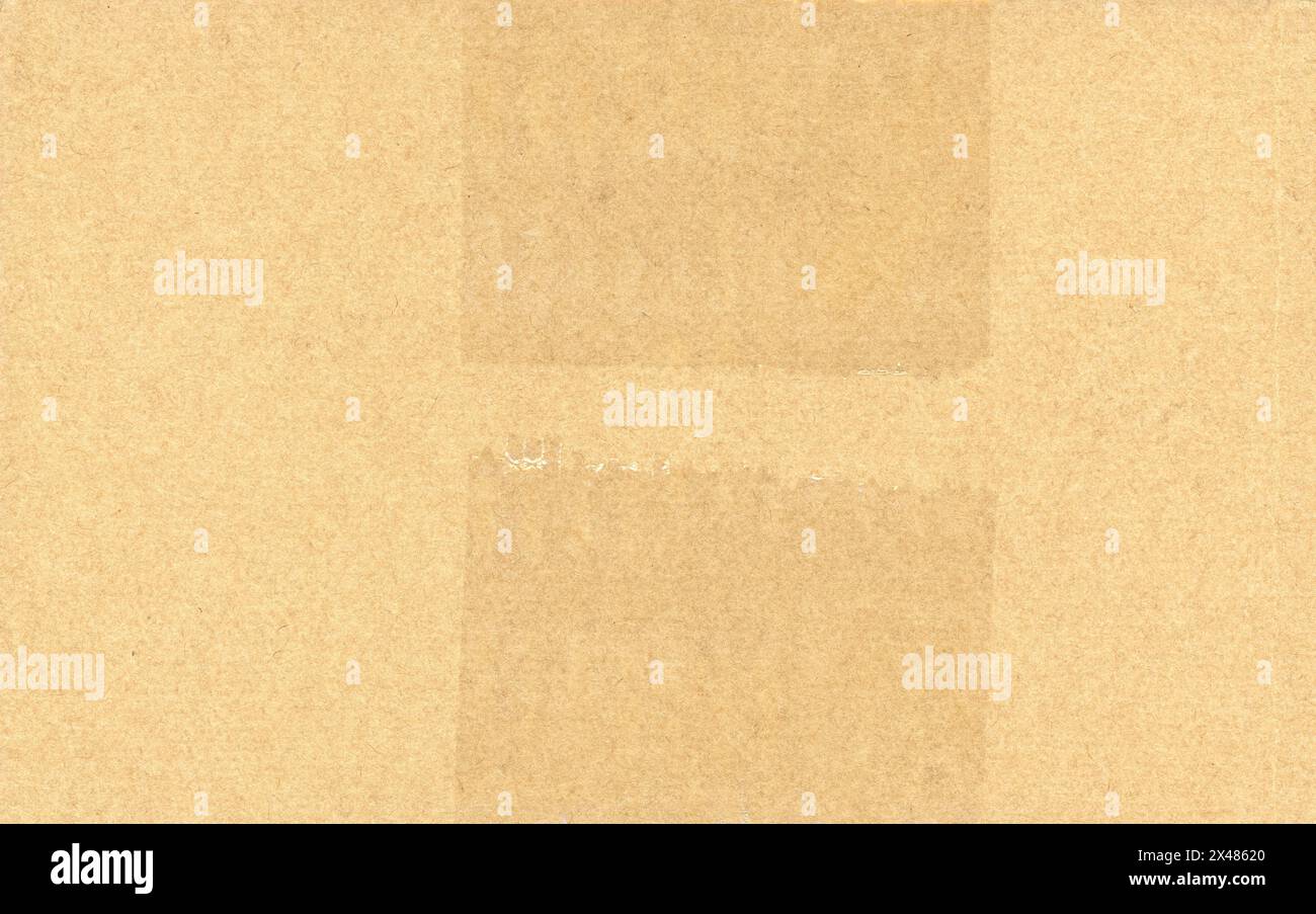 brown corrugated cardboard texture useful as a background Stock Photo