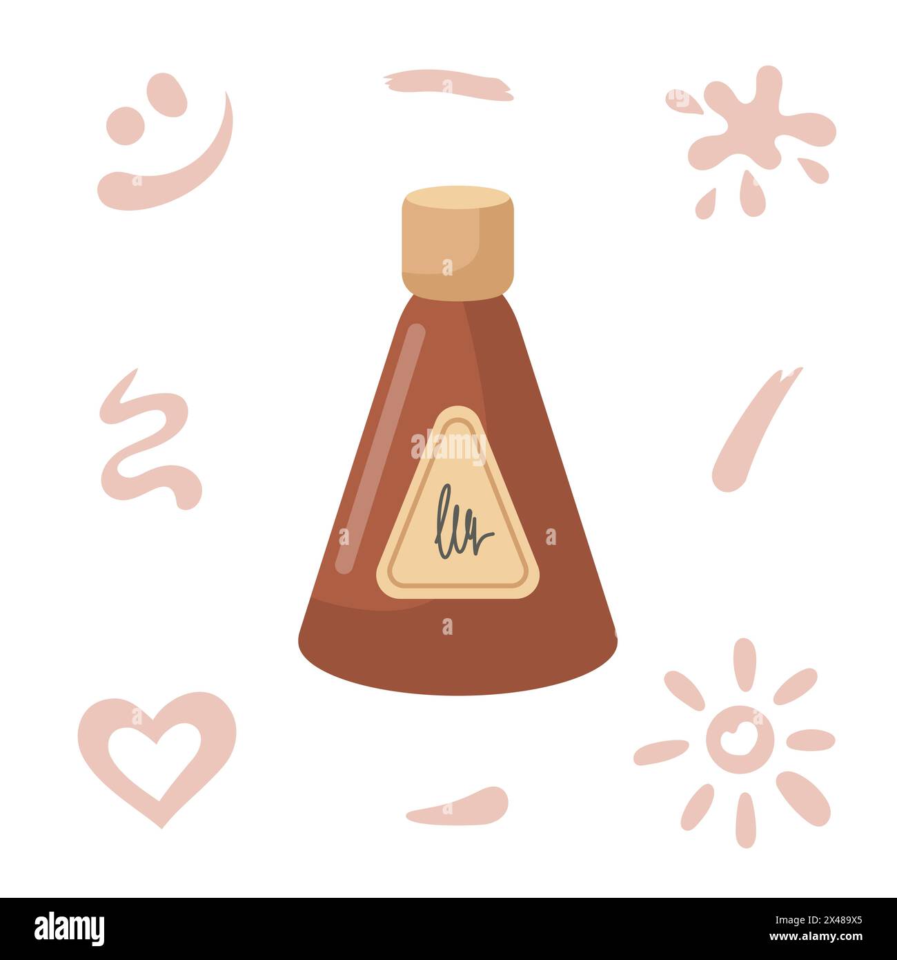 Sun protection, suntan lotion bottle. Beach holidays concept. Flat ...