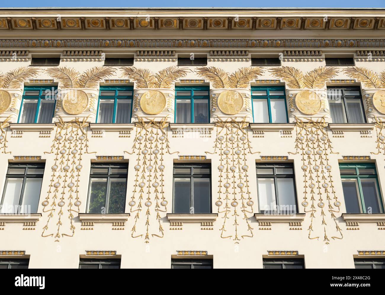 Vienna, Austria - Apartment building at Linke Wienzeile 38 by Otto ...