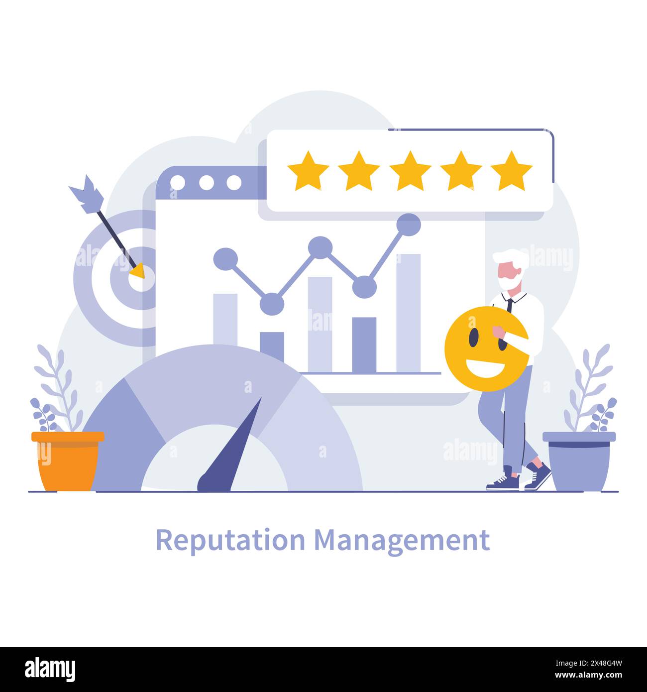 Reputation Management Concept. Strategies for positive brand perception ...