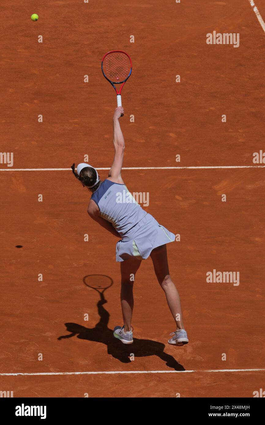 Elena Rybakina of Kazakhstan against Yulia Putintseva during her Women