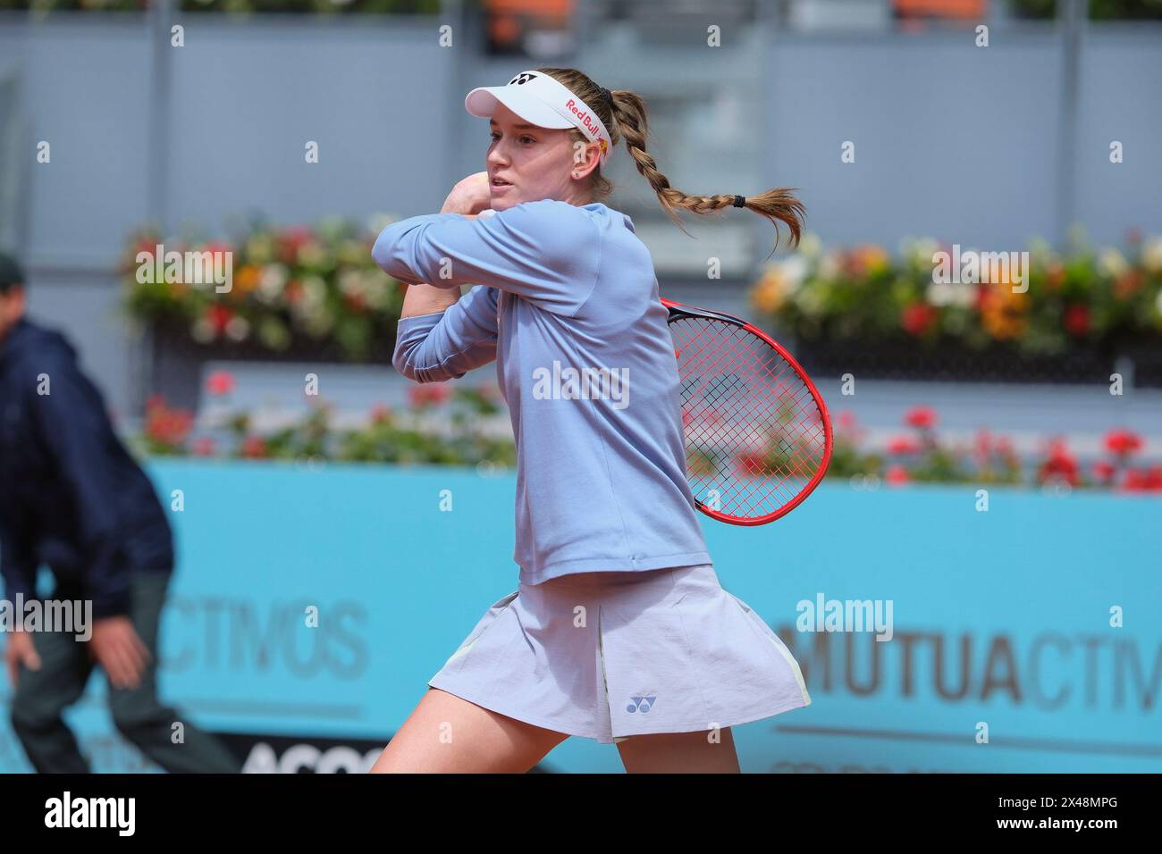 Elena Rybakina of Kazakhstan against Yulia Putintseva during her Women