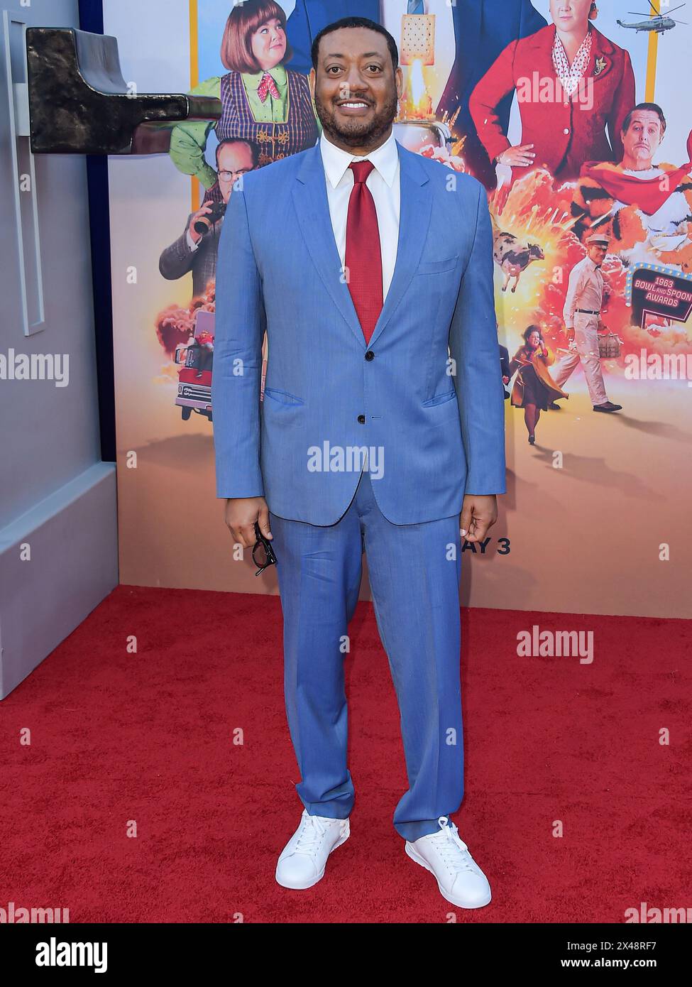 HOLLYWOOD, LOS ANGELES, CALIFORNIA, USA - APRIL 30: Cedric Yarbrough arrives at the Los Angeles Premiere Of Netflix's 'Unfrosted' held at The Egyptian Theatre Hollywood on April 30, 2024 in Hollywood, Los Angeles, California, United States. (Photo by Image Press Agency) Stock Photo
