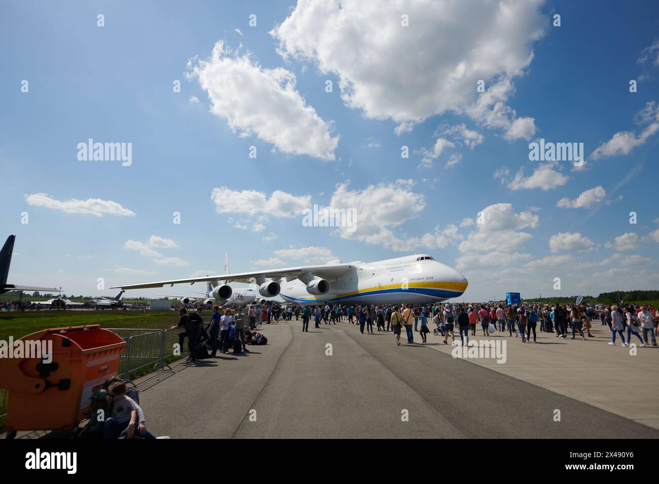 Antonov 225 at Berlin Airshow ILA 2018 Stock Photo