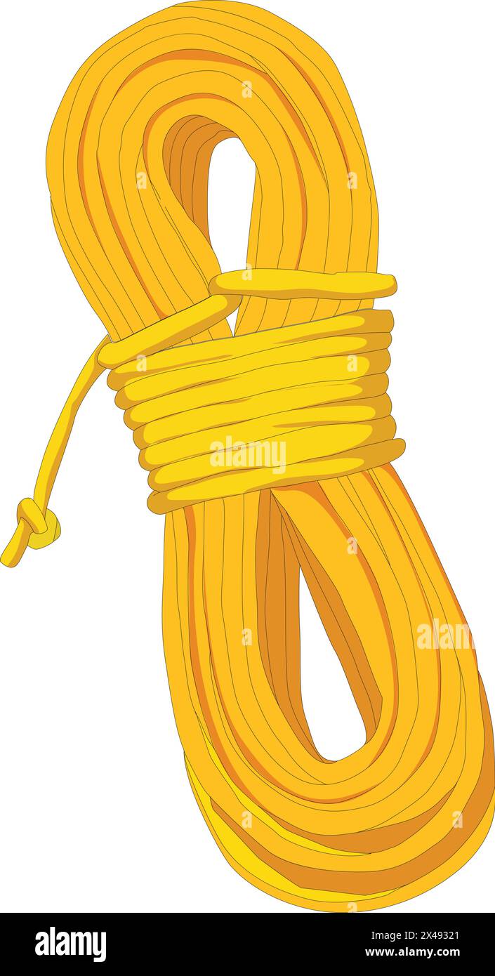 Illustration of clove hitch knot hi-res stock photography and images ...