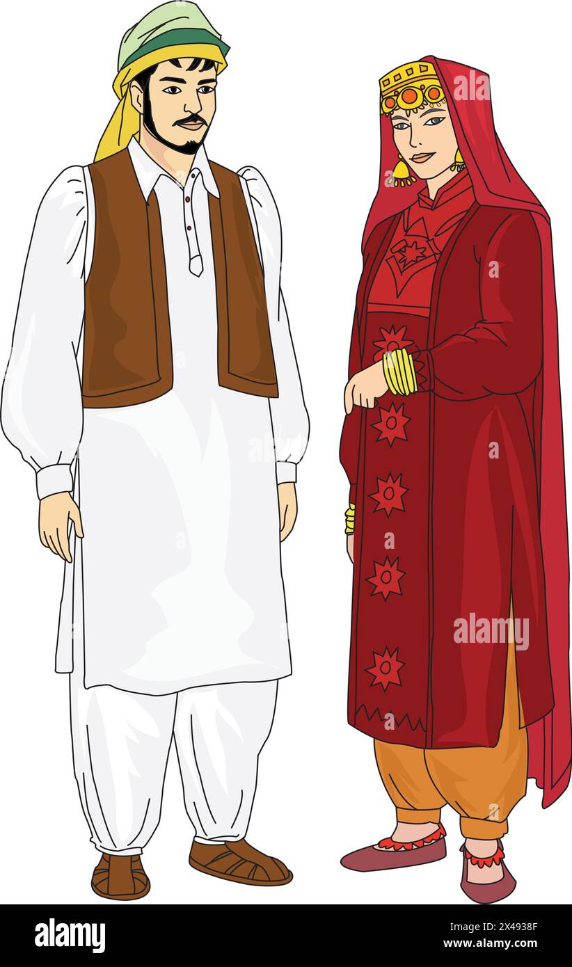 Kashmiri family dress hi res stock photography and images Alamy