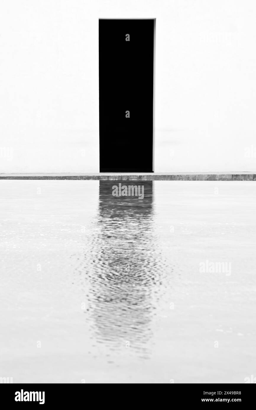 Narrow door Black and White Stock Photos & Images - Alamy