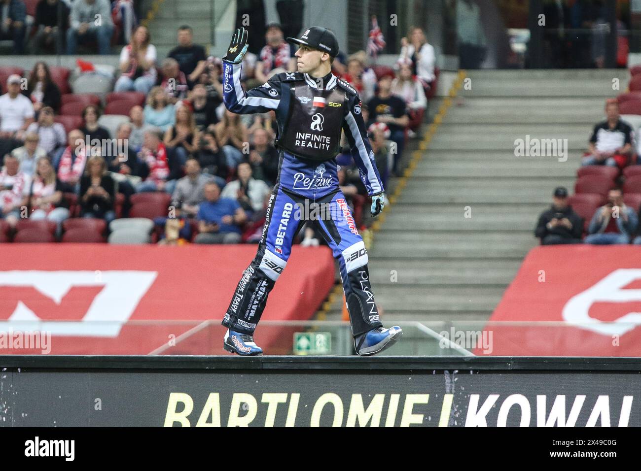05.13.2024 WARSAW Poland 2023 ORLEN FIM Speedway Grand Prix of Poland - Warsaw op: Bartlomiej Kowalski Stock Photo