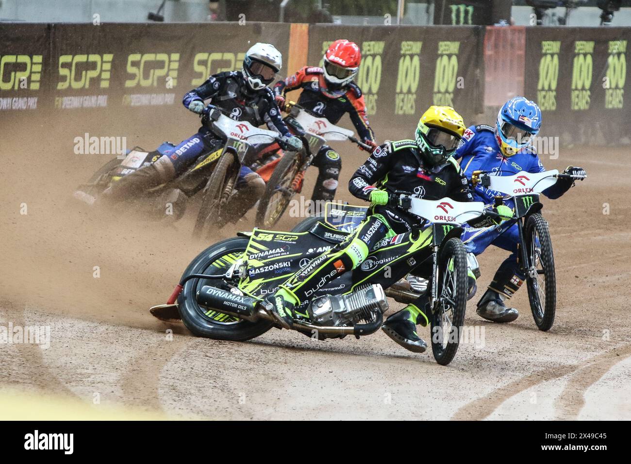 05.13.2024 WARSAW Poland 2023 ORLEN FIM Speedway Grand Prix of Poland - Warsaw op: Martin Vaculik, Robert Lambert Stock Photo