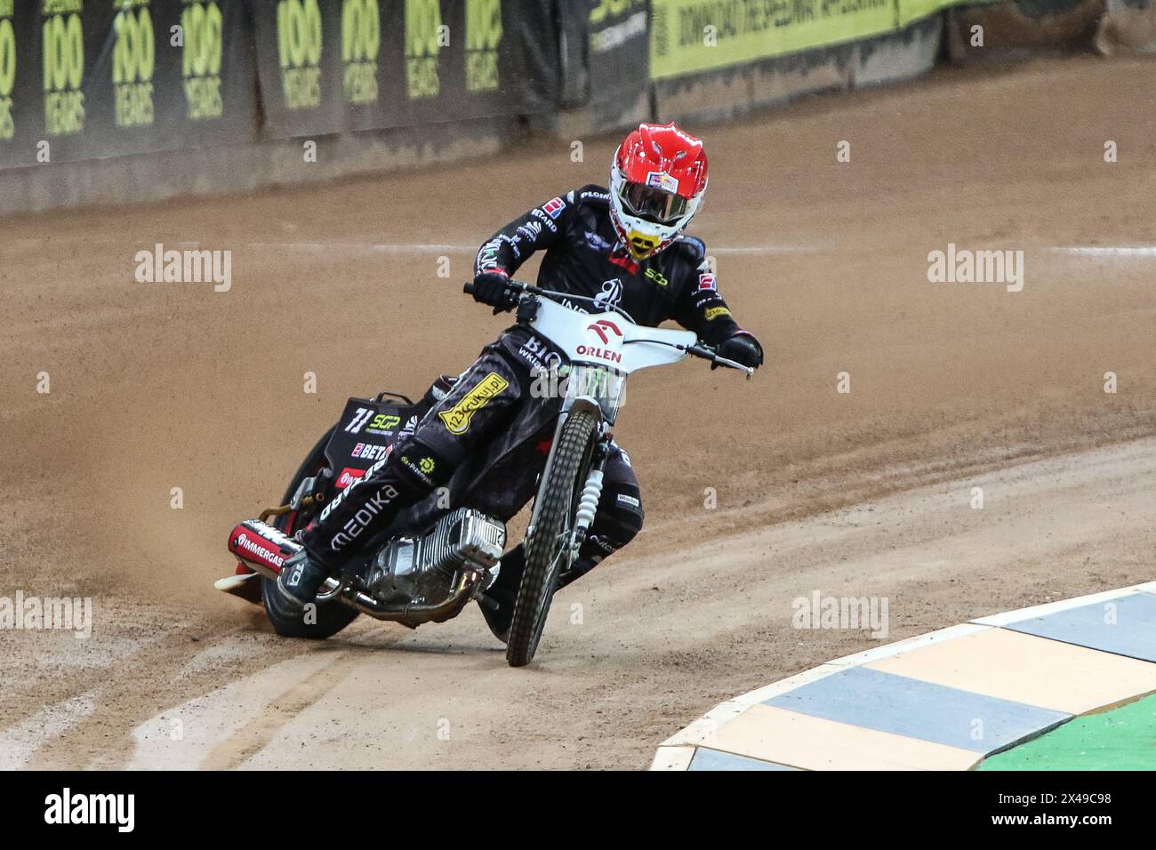 05.13.2024 WARSAW Poland 2023 ORLEN FIM Speedway Grand Prix of Poland - Warsaw op: Maciej Janowski Stock Photo