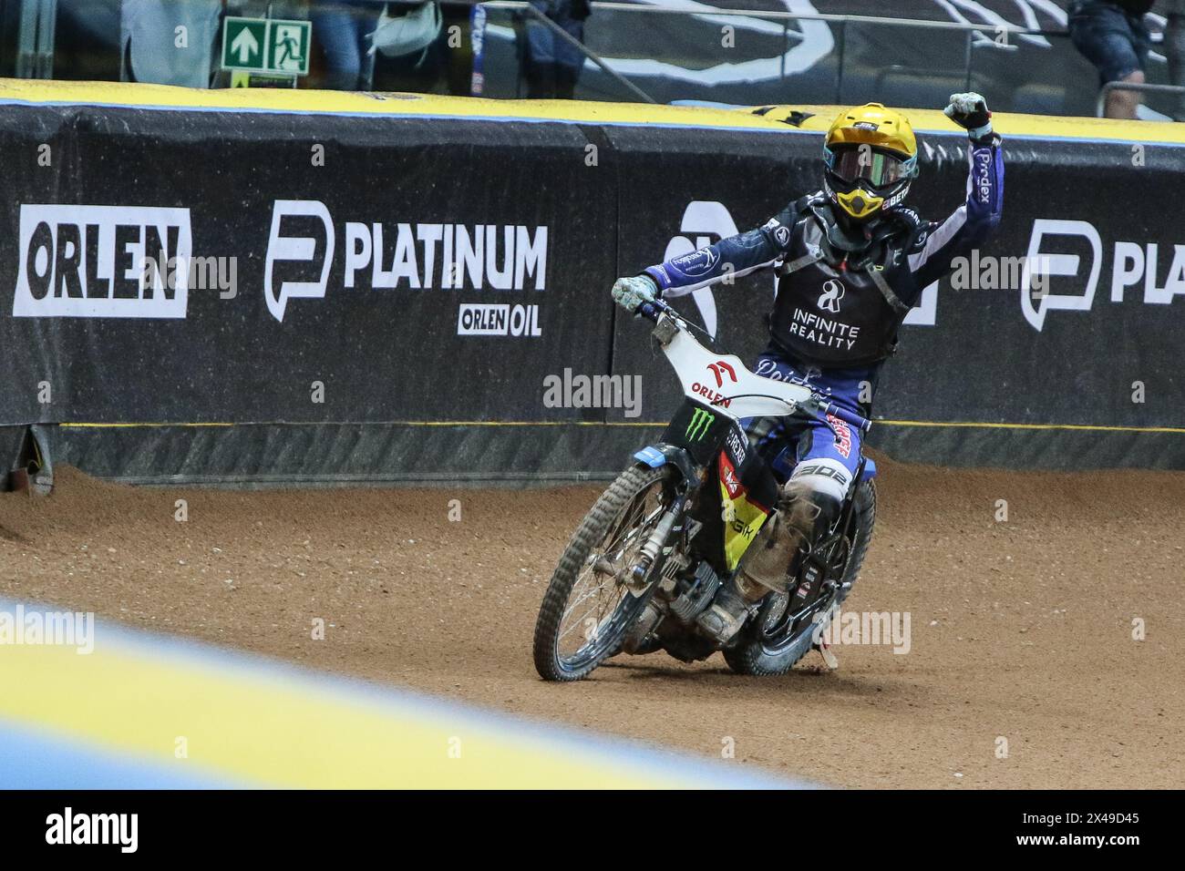 05.13.2024 WARSAW Poland 2023 ORLEN FIM Speedway Grand Prix of Poland - Warsaw op: Bartlomiej Kowalski Stock Photo