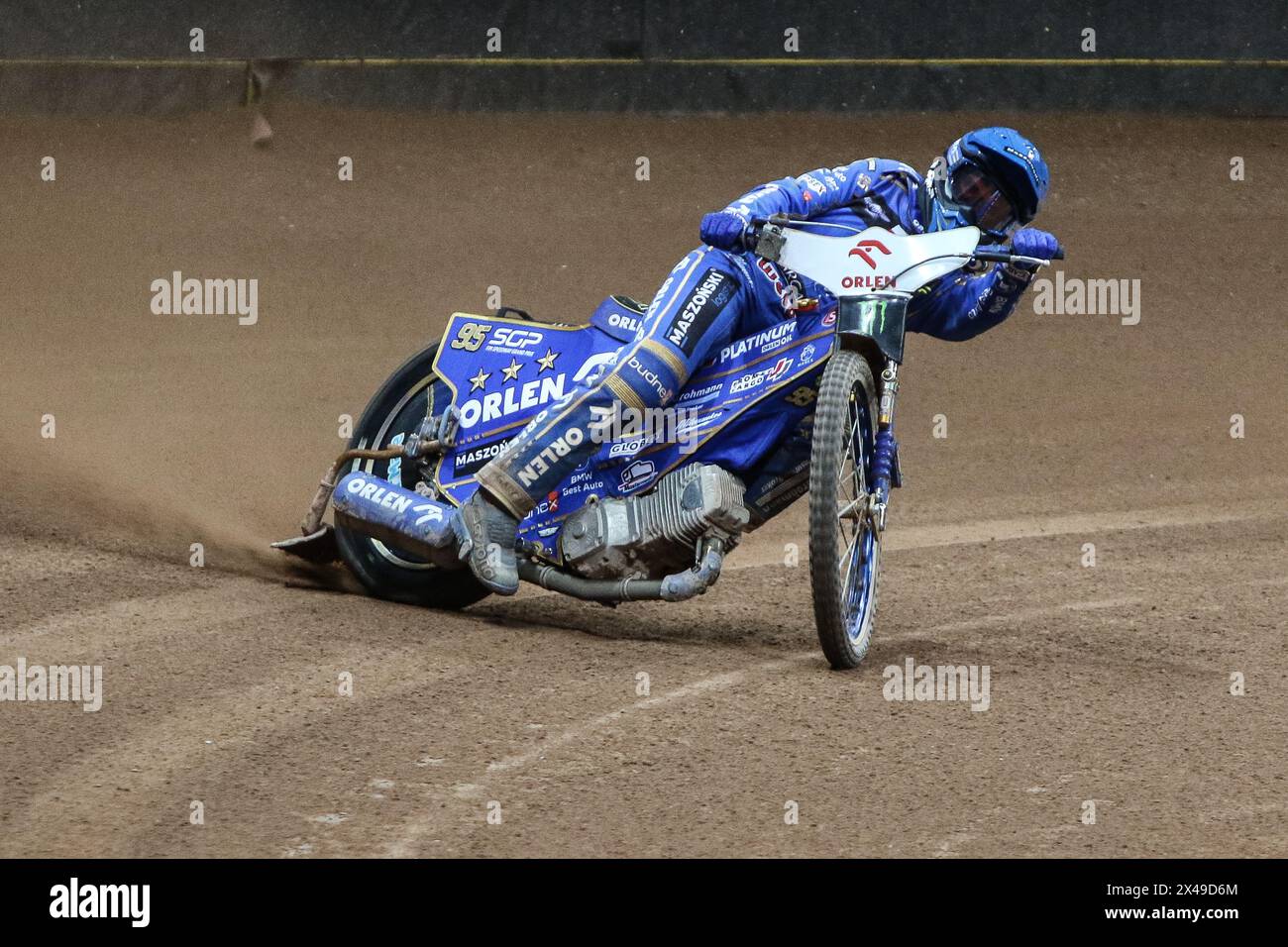 05.13.2024 WARSAW Poland 2023 ORLEN FIM Speedway Grand Prix of Poland - Warsaw op: Bartosz Zmarzlik Stock Photo