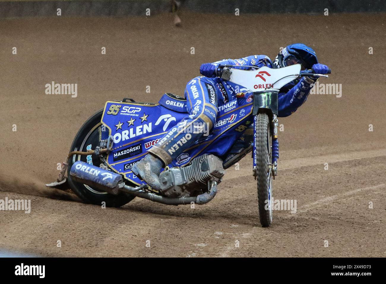 05.13.2024 WARSAW Poland 2023 ORLEN FIM Speedway Grand Prix of Poland - Warsaw op: Bartosz Zmarzlik Stock Photo