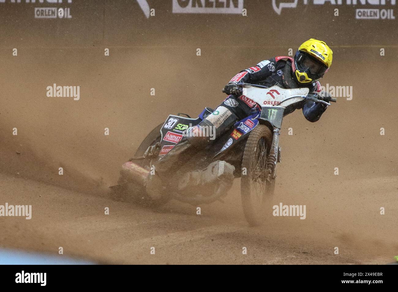 05.13.2024 WARSAW Poland 2023 ORLEN FIM Speedway Grand Prix of Poland - Warsaw op: Leon Madsen Stock Photo