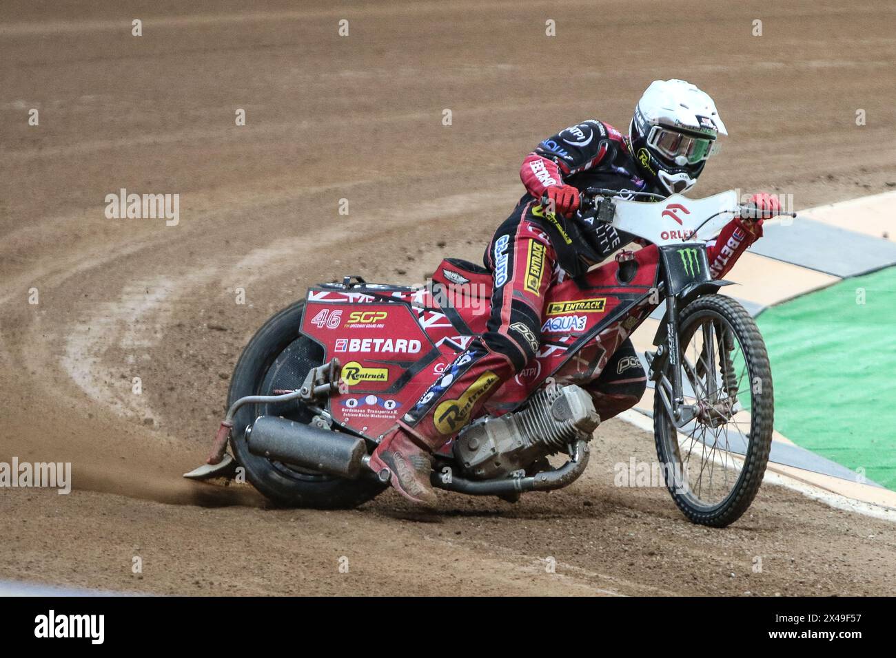05.13.2024 WARSAW Poland 2023 ORLEN FIM Speedway Grand Prix of Poland - Warsaw op: Max Fricke Stock Photo