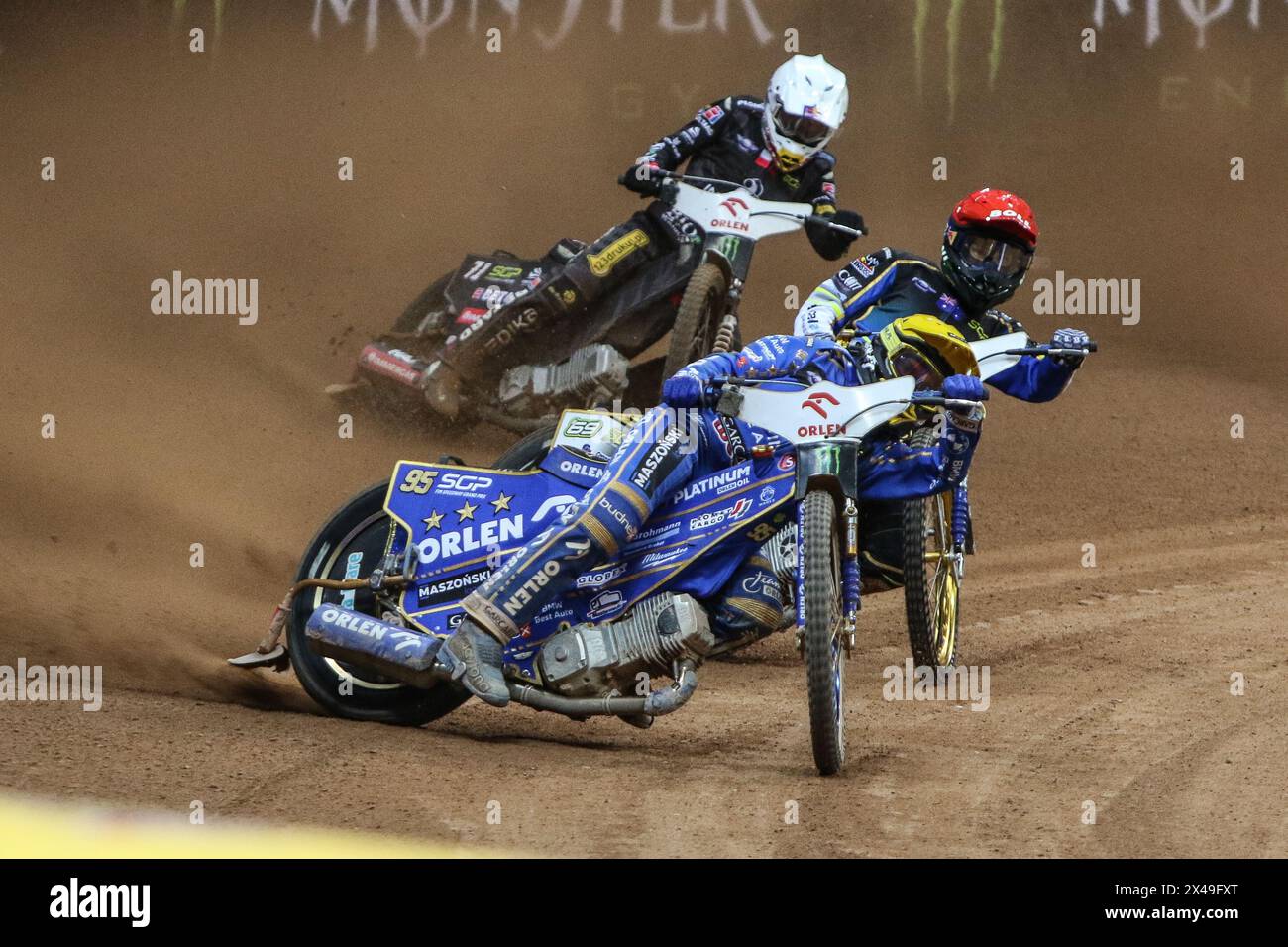 05.13.2024 WARSAW Poland 2023 ORLEN FIM Speedway Grand Prix of Poland - Warsaw op: Bartosz Zmarzlik Stock Photo