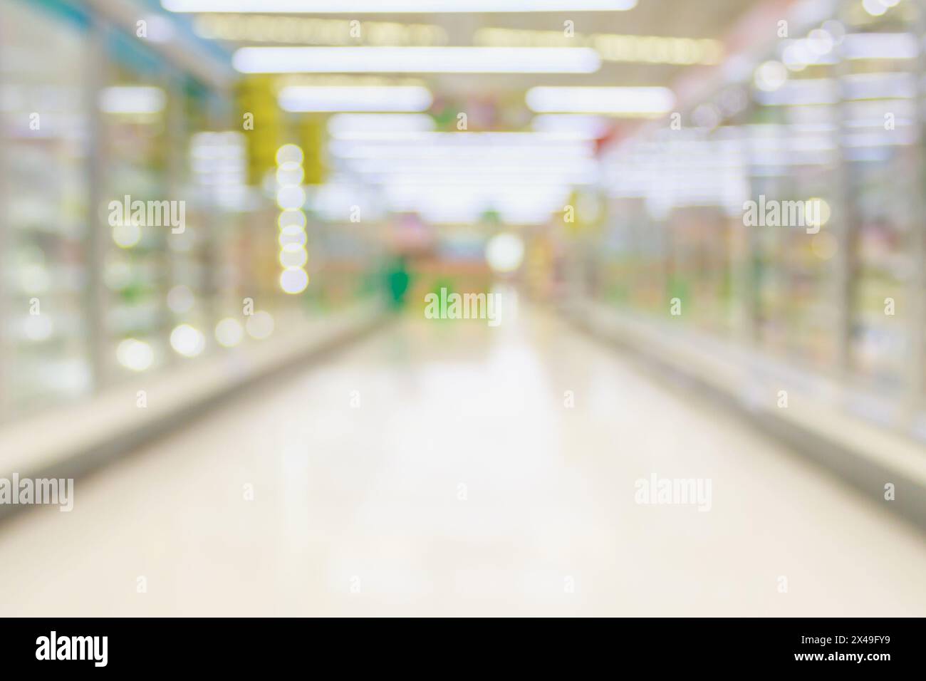 frozen product aisle in supermarket Stock Photo - Alamy