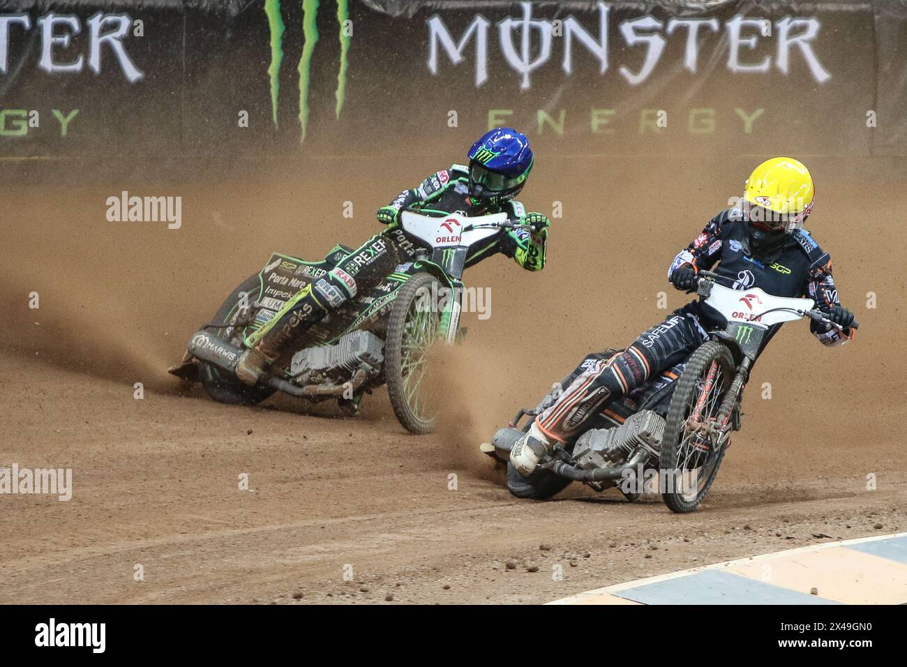 05.13.2024 WARSAW Poland 2023 ORLEN FIM Speedway Grand Prix of Poland - Warsaw op: Patryk Dudek, Kim Nillson Stock Photo