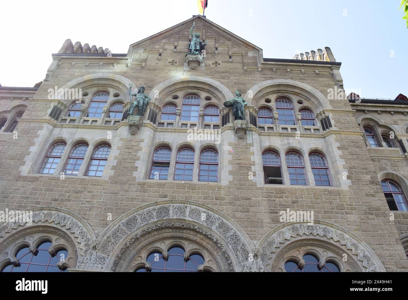 historic building of the courthouse in Koblenz Stock Photo