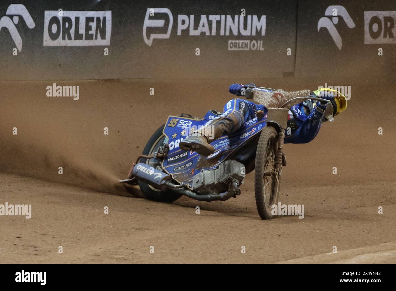 05.13.2024 WARSAW Poland 2023 ORLEN FIM Speedway Grand Prix of Poland - Warsaw op: Bartosz Zmarzlik Stock Photo