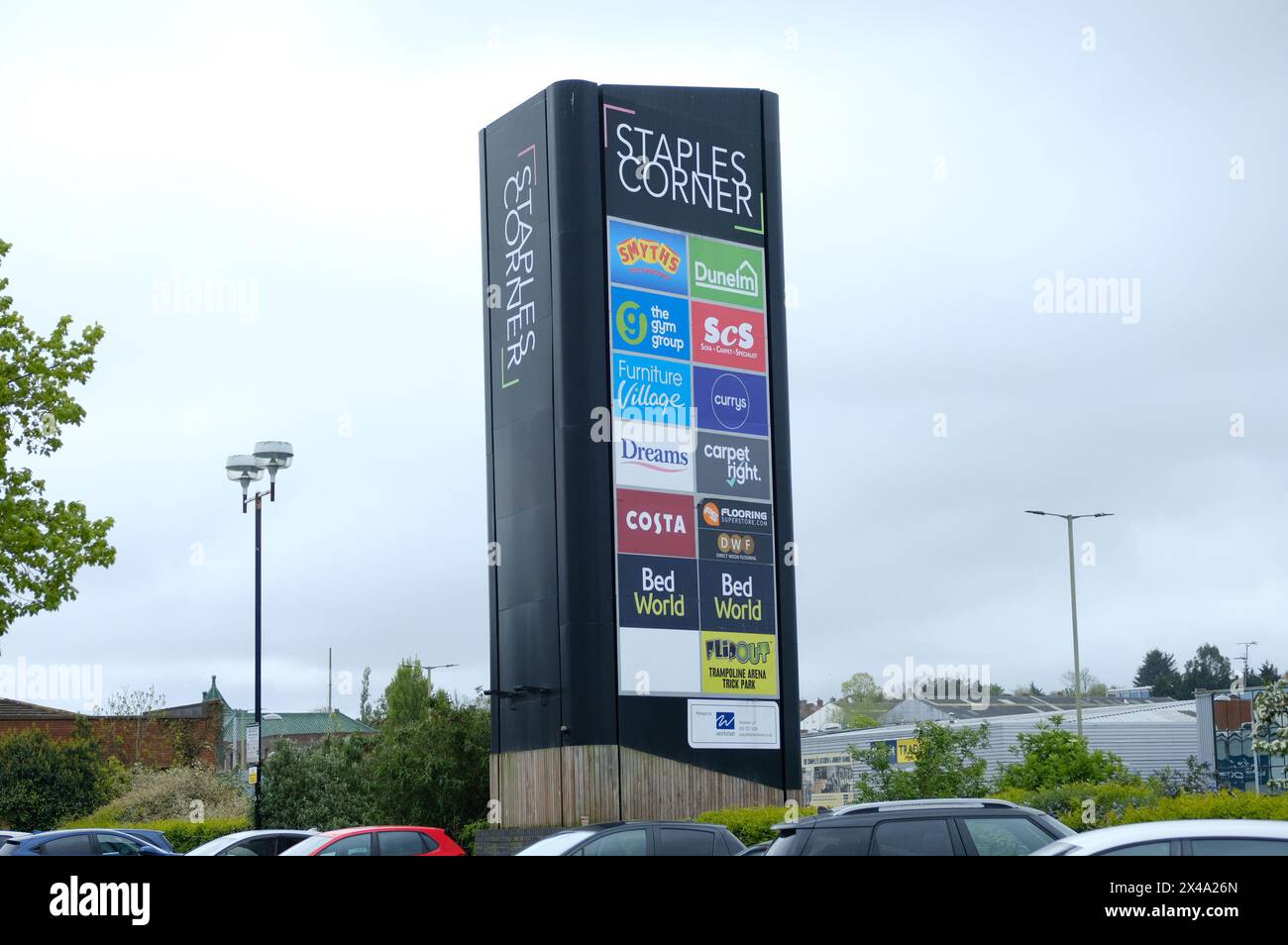 Staples corner retail park april 2024 hires stock photography and