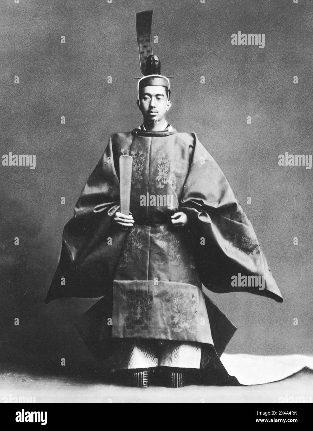 HIROHITO (1901-1989) in 1928 after his enthronement as Emperor of Japan Stock Photo