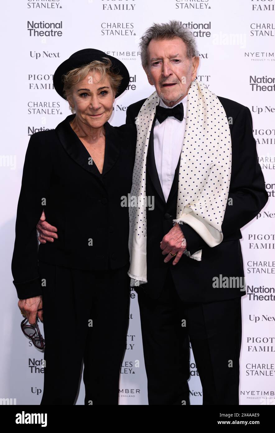 London, UK. May 1st, 2024. Zoe Wannamaker and Gawn Grainger arriving at the National Theatre Up Next Gala. Credit: Doug Peters/EMPICS/Alamy Live News Stock Photo
