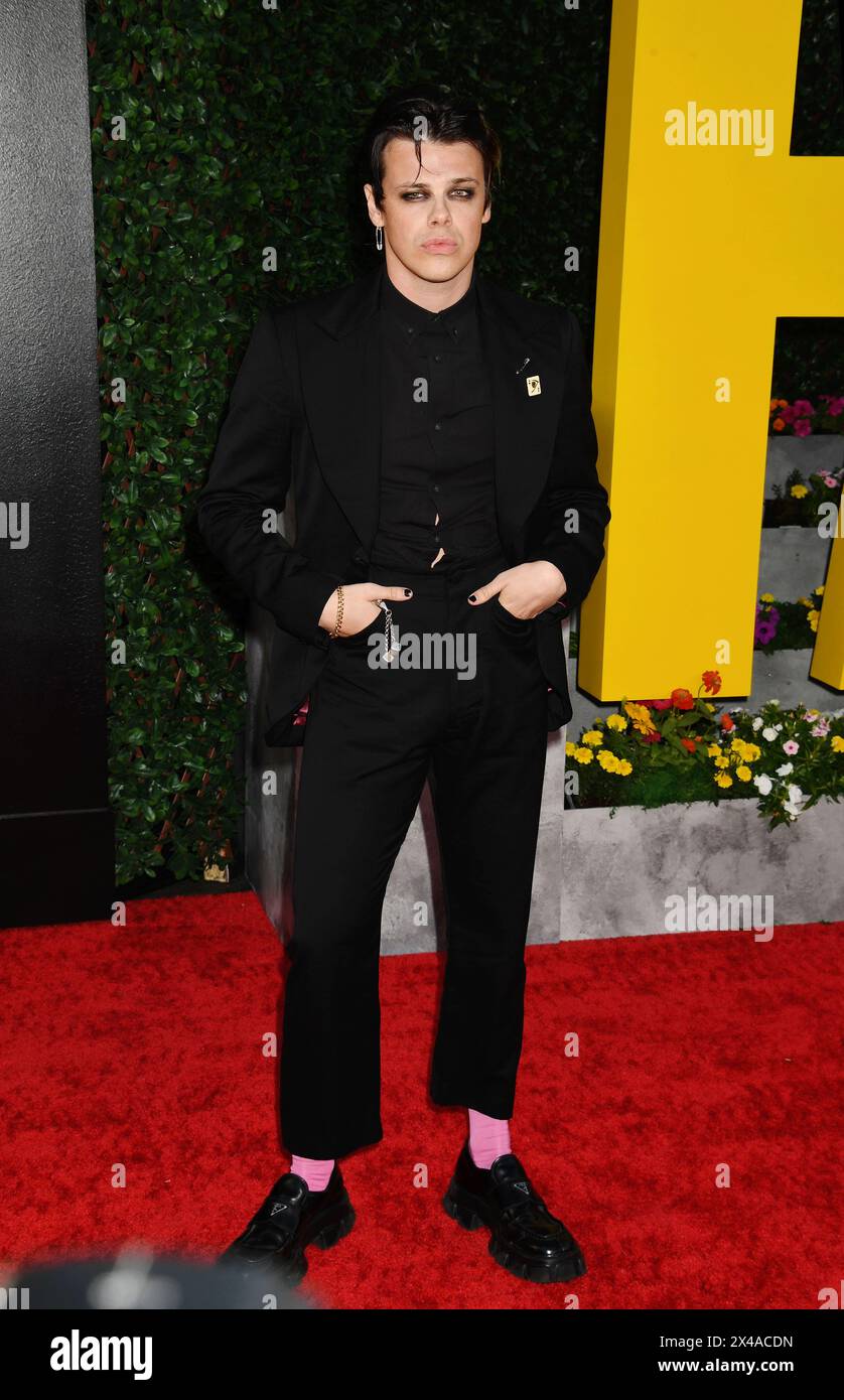 HOLLYWOOD, CALIFORNIA - APRIL 30: YUNGBLUD attends the Los Angeles premiere of Universal Pictures 'The Fall Guy' at Dolby Theatre on April 30, 2024 in Hollywood, California. Credit: Jeffrey Mayer / MediaPunch Stock Photo