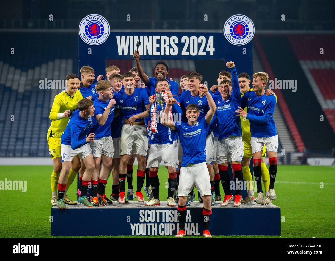 1st May 2024; Hampden Park, Glasgow, Scotland Scottish FA Youth Cup