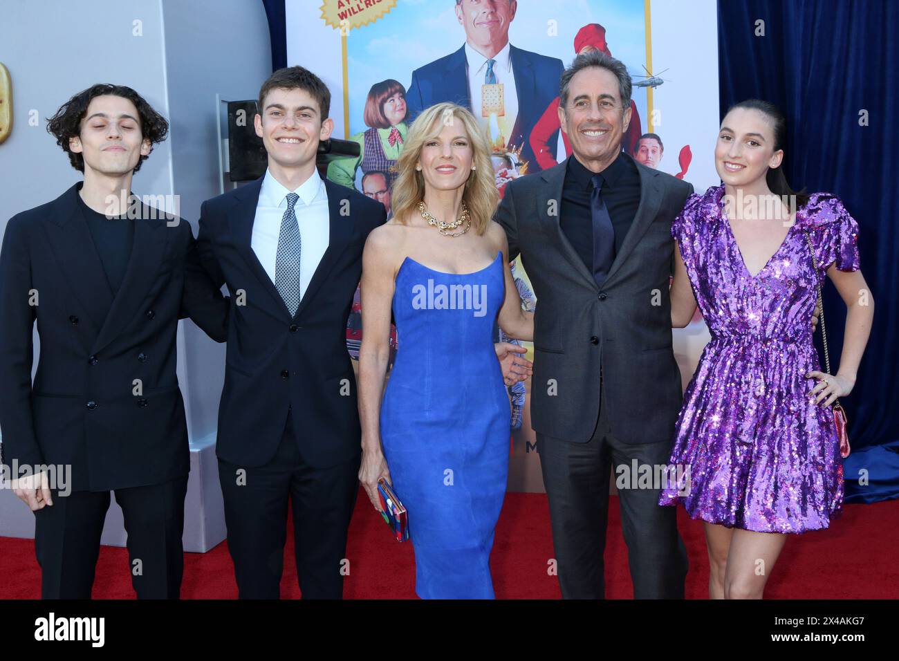 LOS ANGELES - APR 30: Shepherd Seinfeld, Jessica Seinfeld, Julian