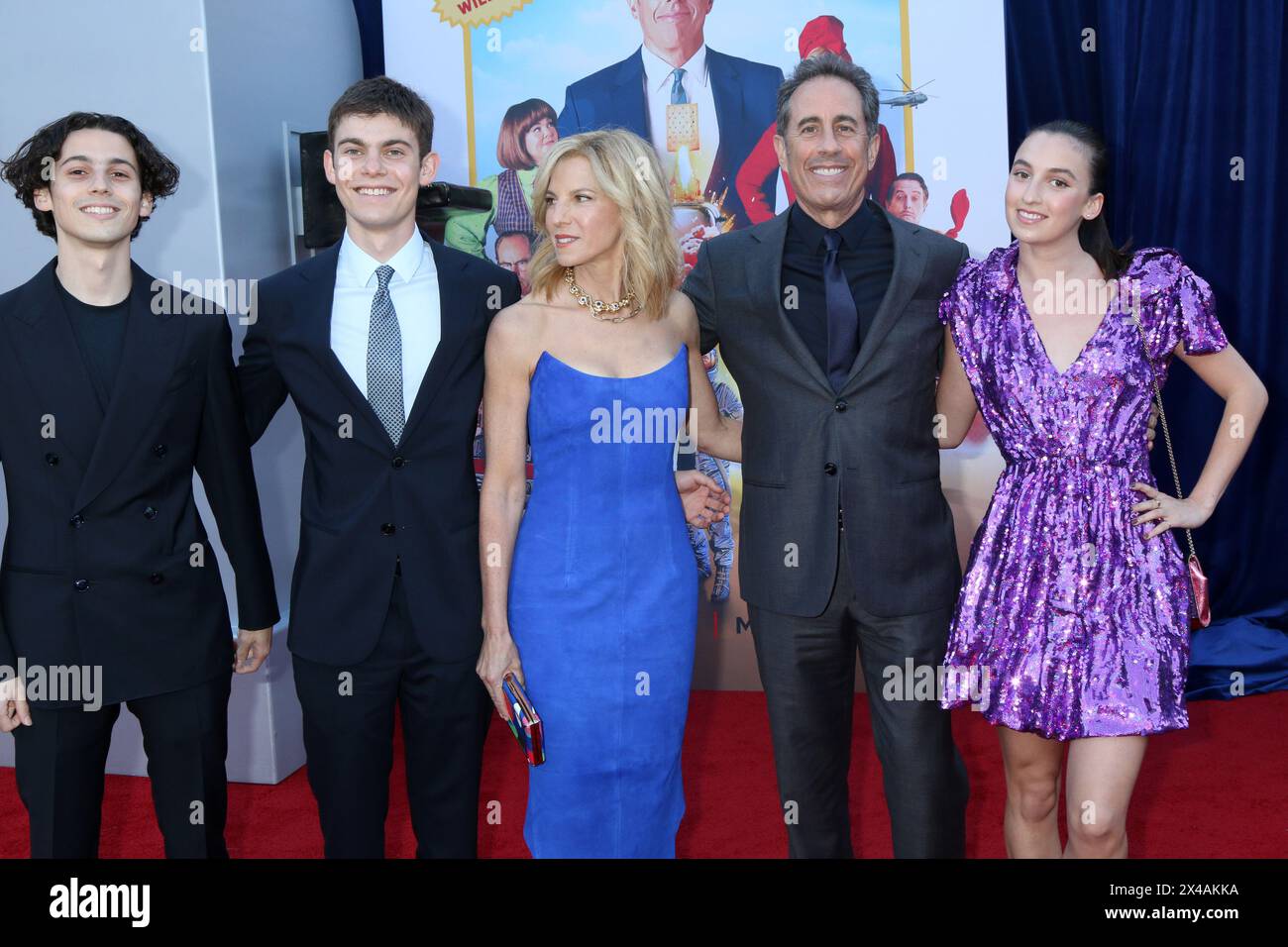 LOS ANGELES - APR 30: Shepherd Seinfeld, Jessica Seinfeld, Julian