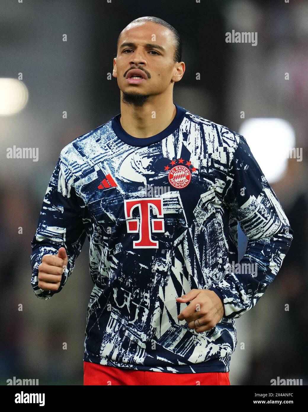 Munich, Germany. 30th Apr, 2024. Leroy Sane of Bayern Munchen during the UEFA Champions League match, Semi-finals, first leg, between FC Bayern Munchen and Real Madrid played at Allianz Stadium on April 30, 2024 in Munich, Germany. (Photo by Bagu Blanco/PRESSINPHOTO) Credit: PRESSINPHOTO SPORTS AGENCY/Alamy Live News Stock Photo