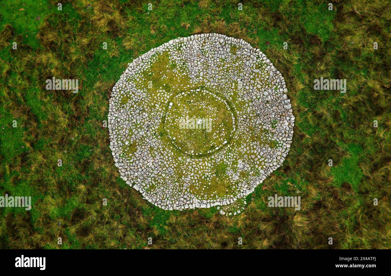 Brenig Platform Cairn aka Brenig 51. One of the prehistoric Brenig ...