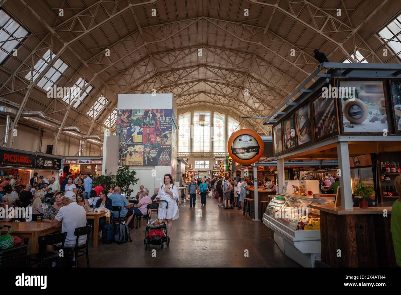 Riga central market interior hi-res stock photography and images - Alamy