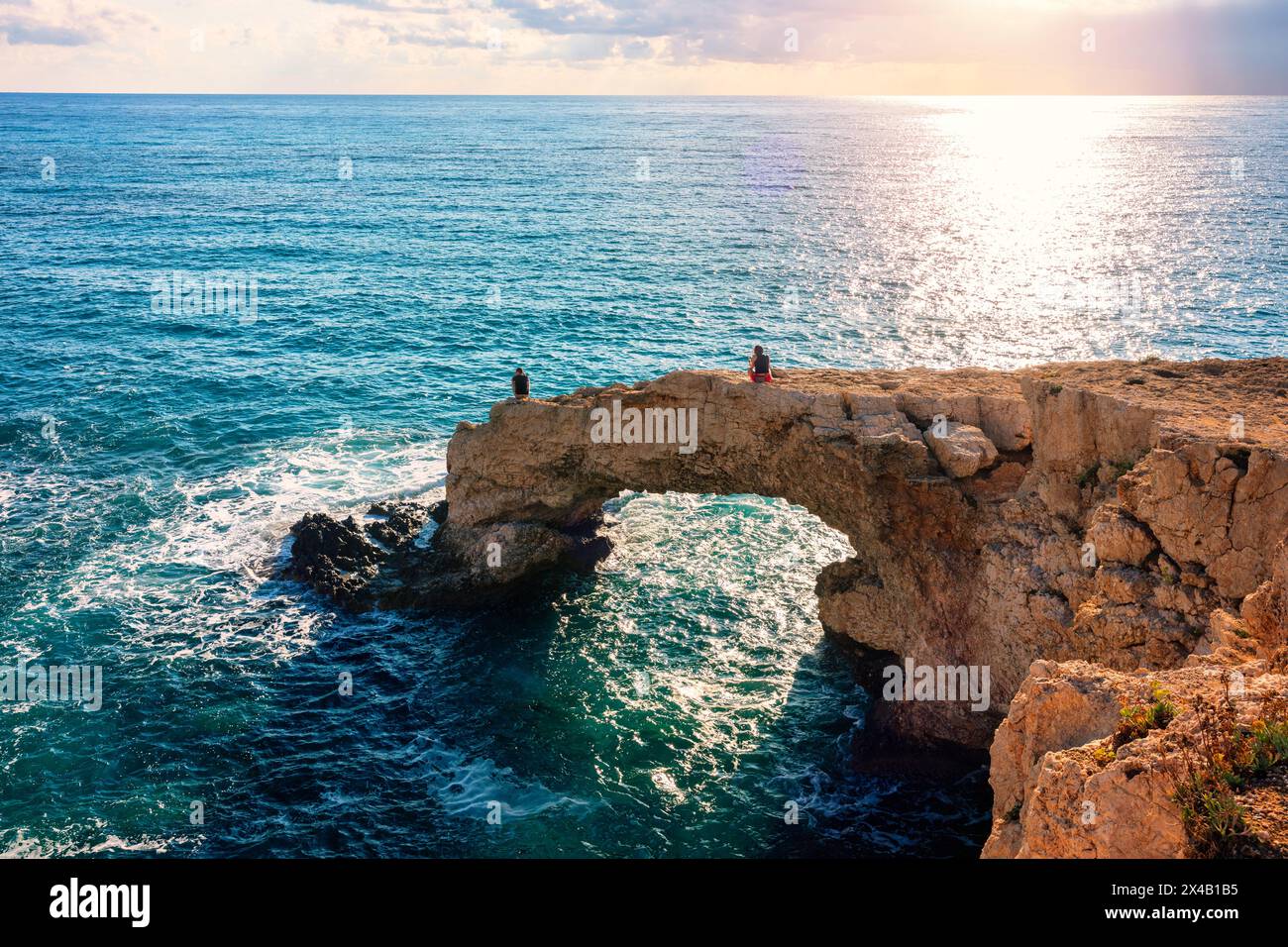 Rock arch at the blue lagoon hi-res stock photography and images - Alamy