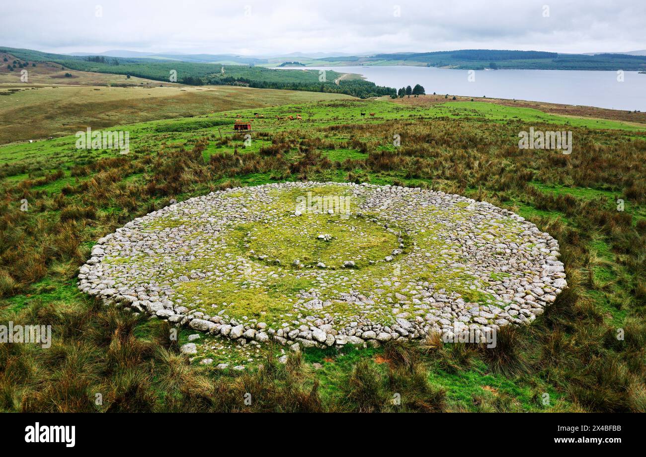 Brenig Platform Cairn aka Brenig 51. One of the prehistoric Brenig ...