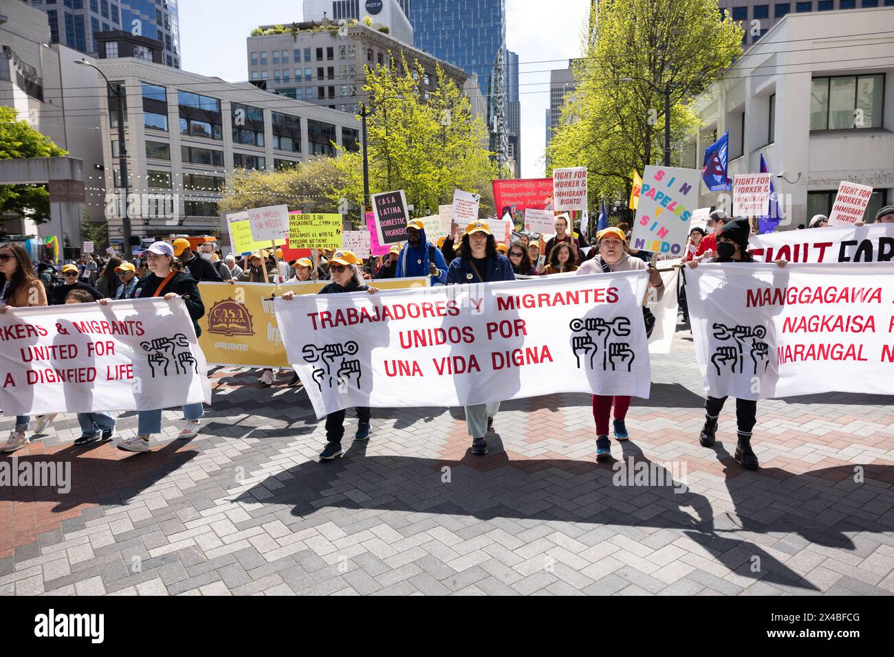 Seattle May Day 2024 Stock Photo Alamy