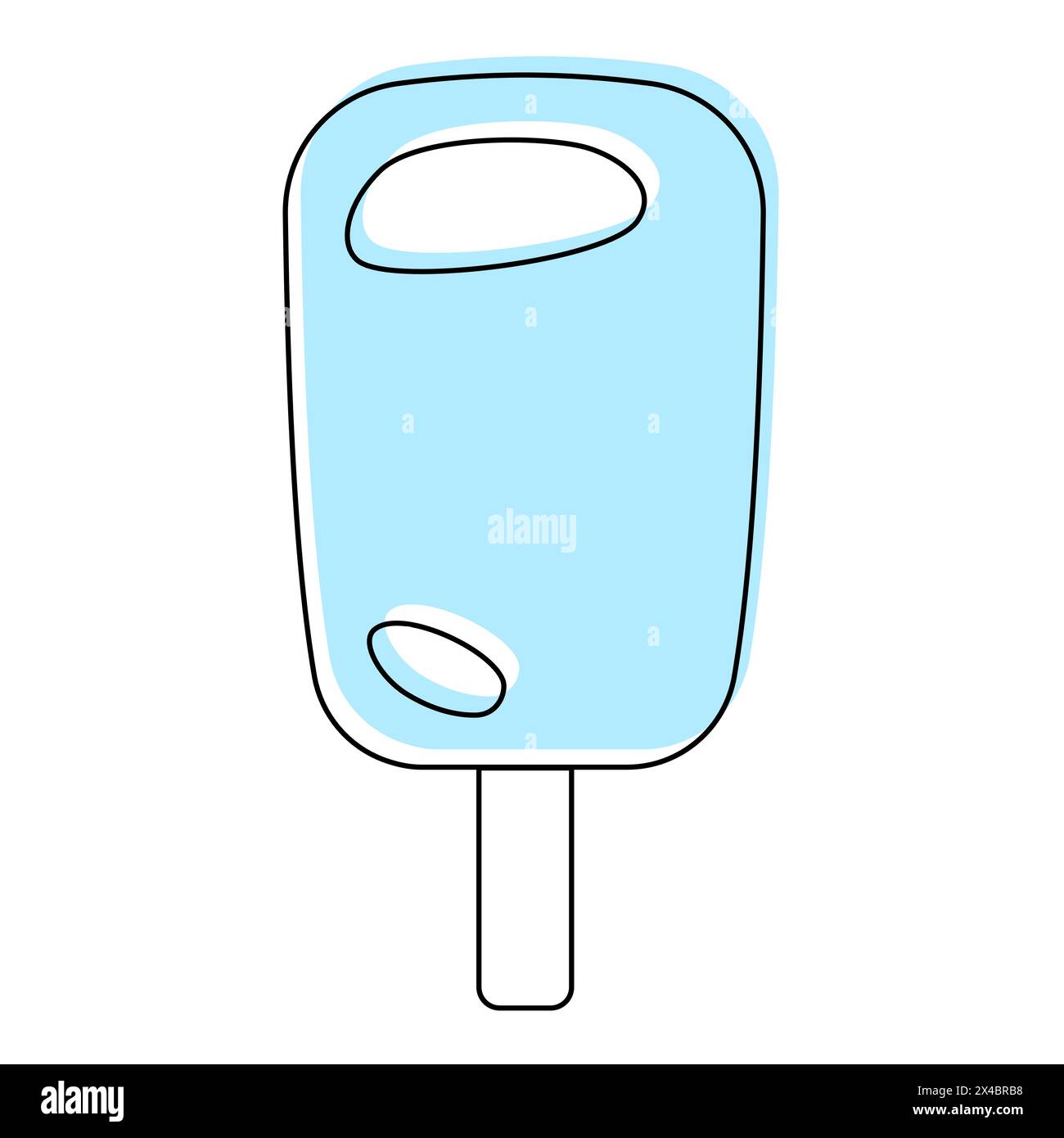 Vector illustration of ice cream isolated on white background. Vector ...