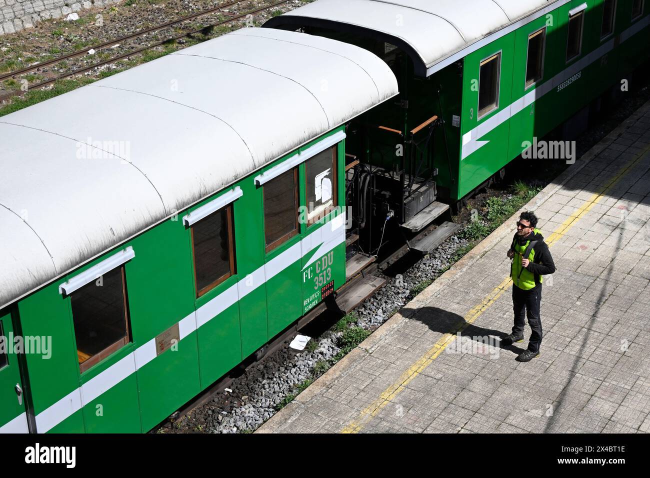 Sila train, tourist train, Camigliatello Silano railway station ...