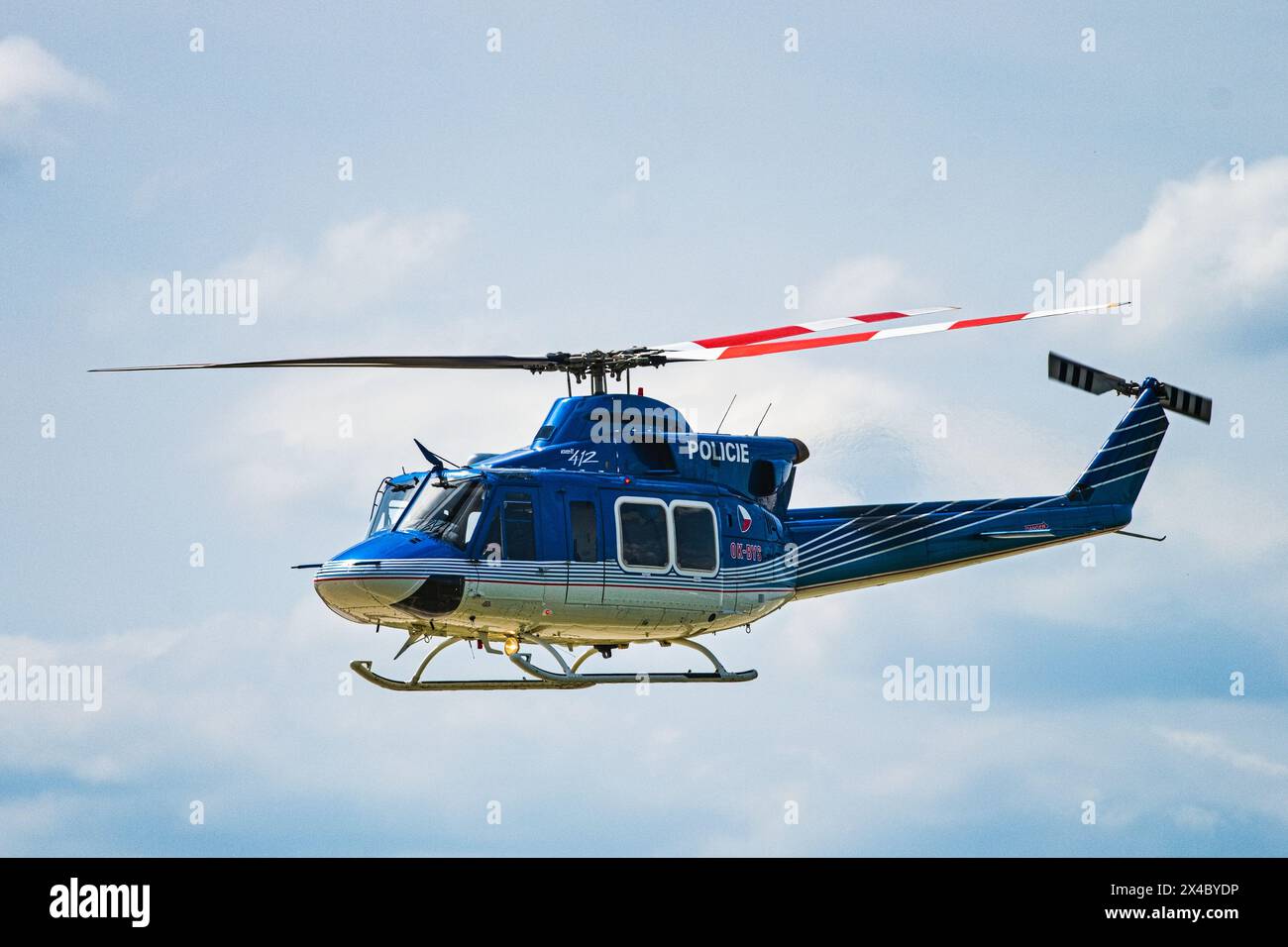 Helicopter Bell 412 at the 22nd Helicopter Air Base open day for the ...